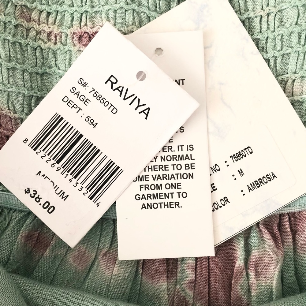 Raviya Sage High Low Sheer Summer Dress Size M NEW - Picture 10 of 11